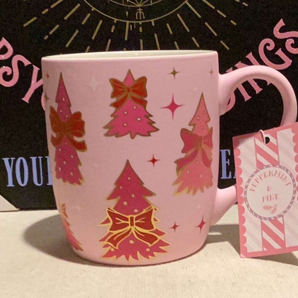 Peppermint & Pine Soft Touch Christmas Tree Mug🌲